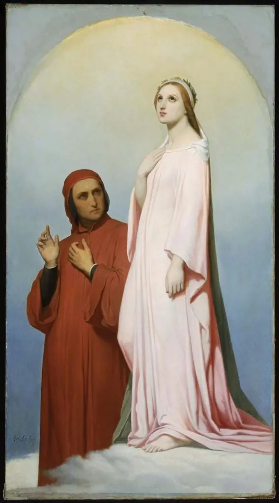 Dante and Beatrice, by Ary Scheffer