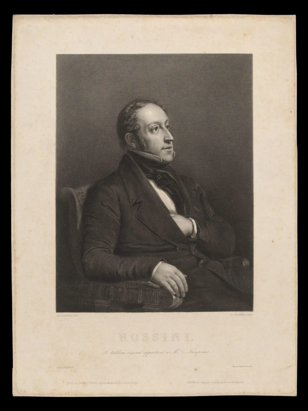 H Beard Print Collection, by Ary Scheffer, 1850