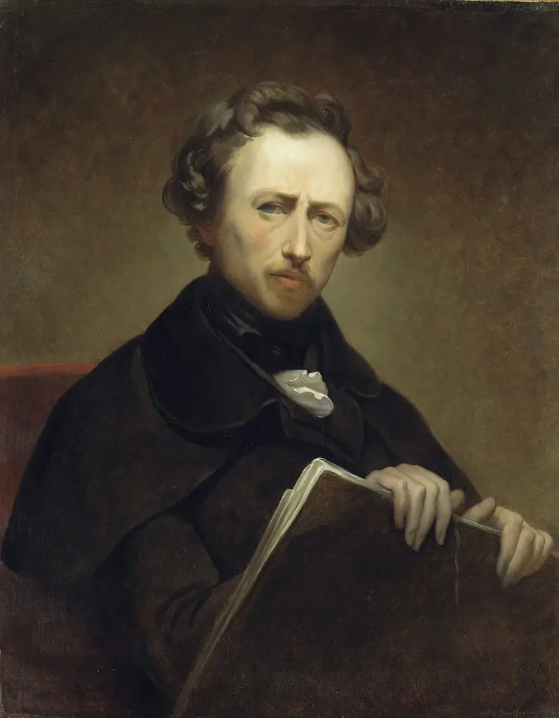 Self Portrait at age of 43, by Ary Scheffer