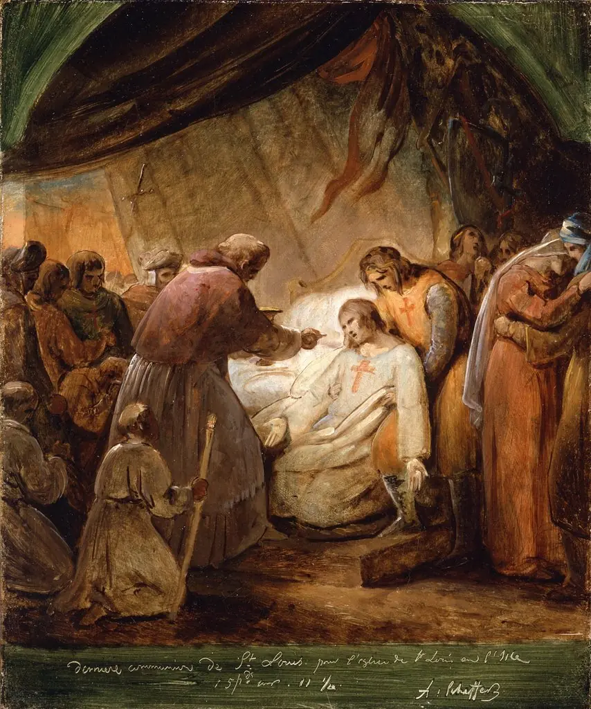 The Last Communion of Saint Louis, by Ary Scheffer