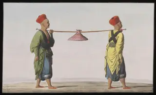 Asciler, or cooks carrying food