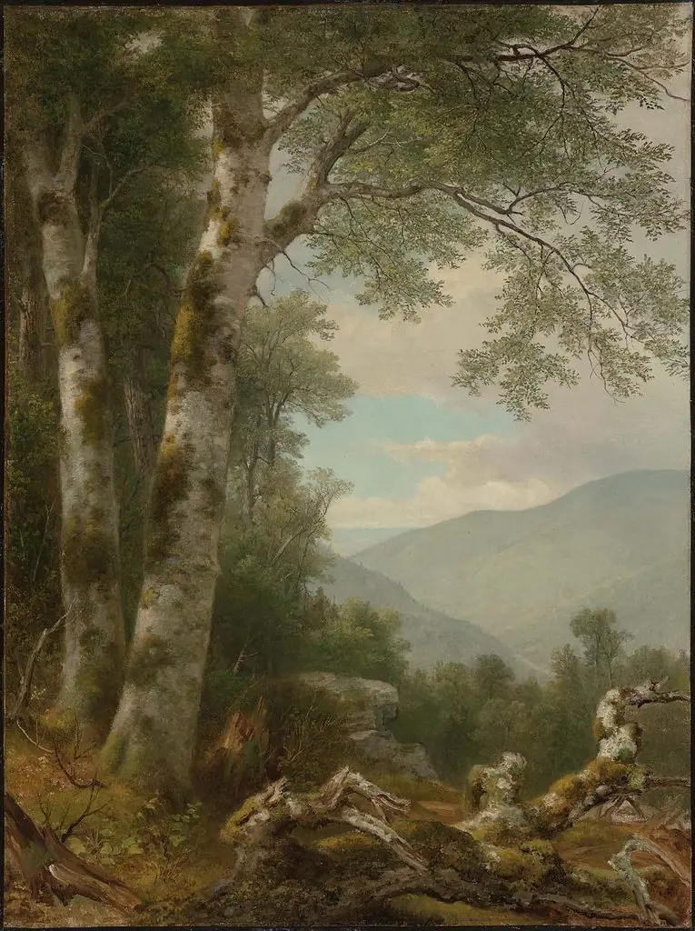 Landscape with Birches, by Asher Brown Durand