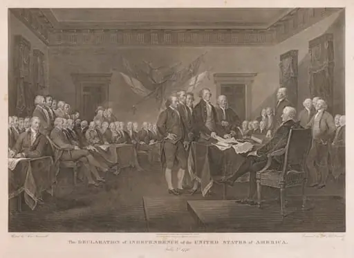 Signing the Declaration of Independence, by Asher Brown Durand