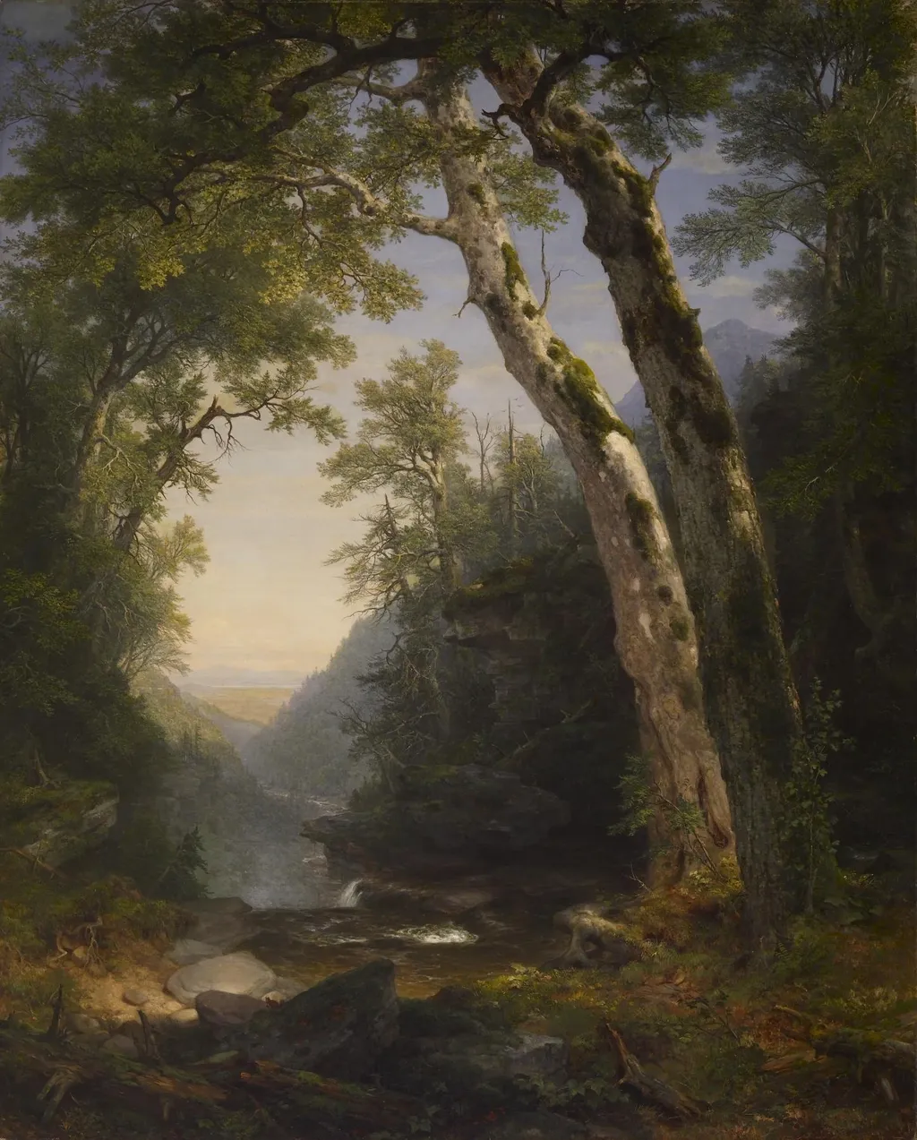 The Catskills, by Asher Brown Durand, oil, 1859