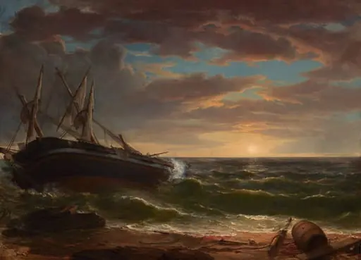 The Stranded Ship, by Asher Brown Durand