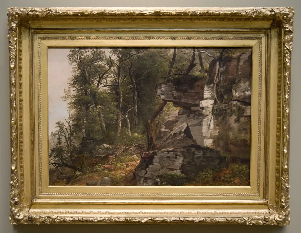Trees on a Rocky Hillside