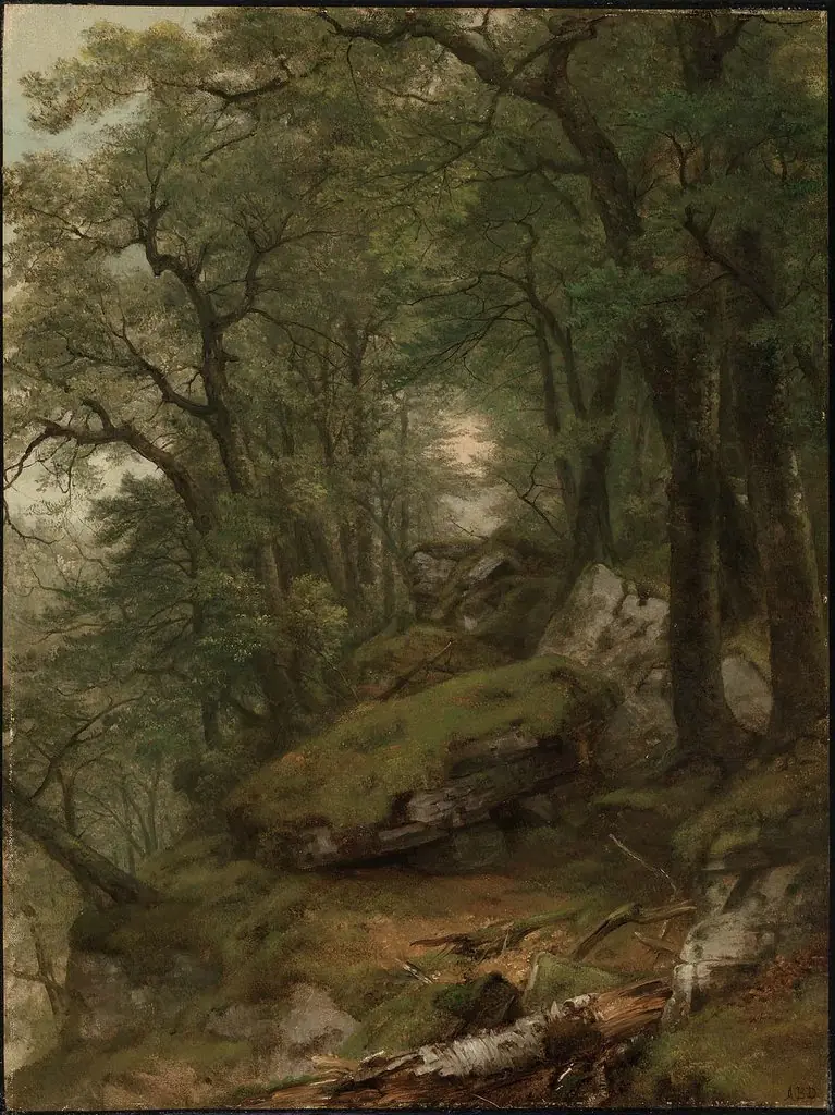 Woodland Interior, by Asher Brown Durand