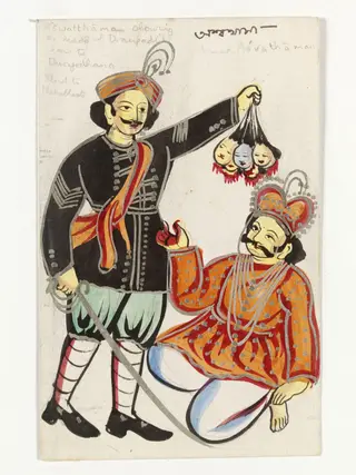 Aswatthaman and Duryodhana