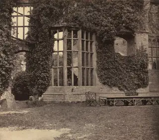 At Raglan Castle, 1858
