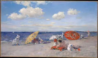 At the Seaside, by William Merritt Chase