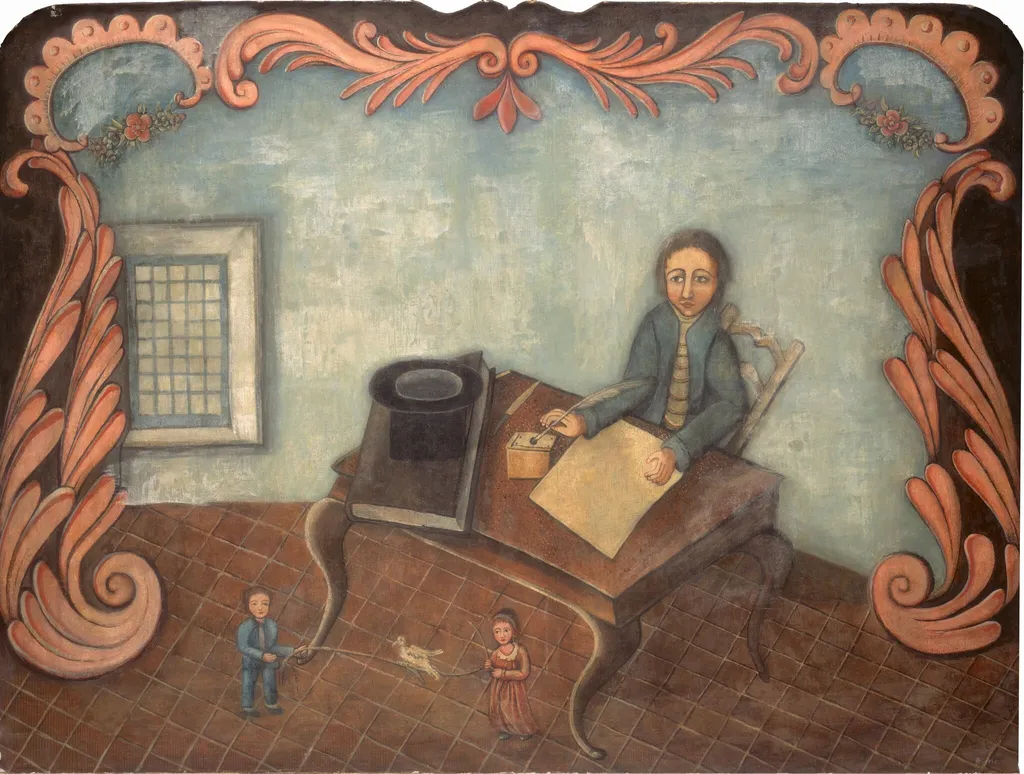 At the Writing Table, unspecified, 1790