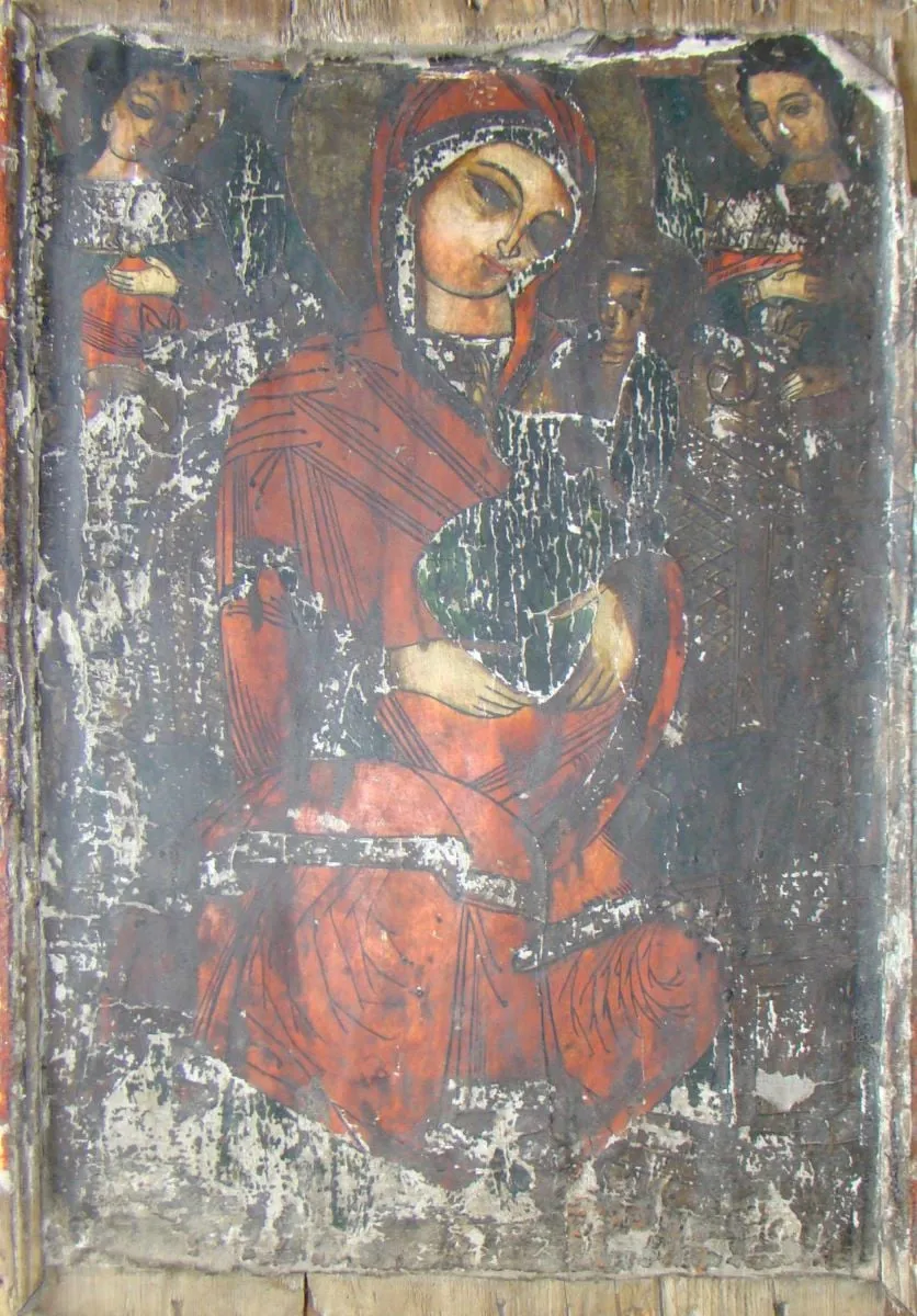 Maica Domnului cu Pruncul, by atelierul lui Iacov din Rășinari