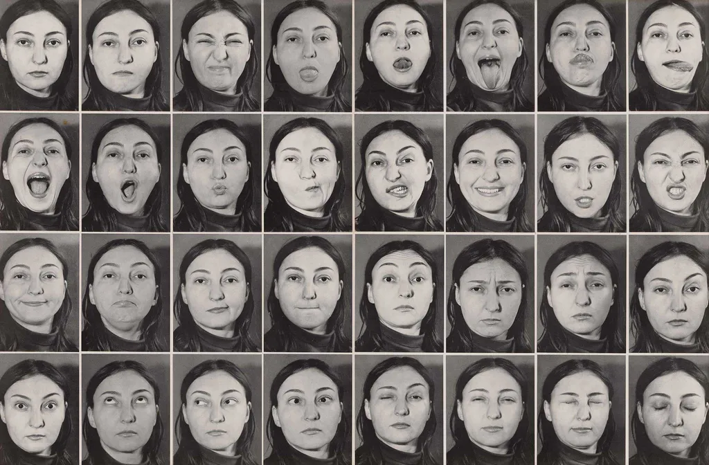 Εκφράσεις I, by Athena Tacha, 1972