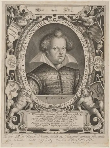 Frederick Achilles, Duke of Wurtenburg, by Aubelin, M. Io. Albert