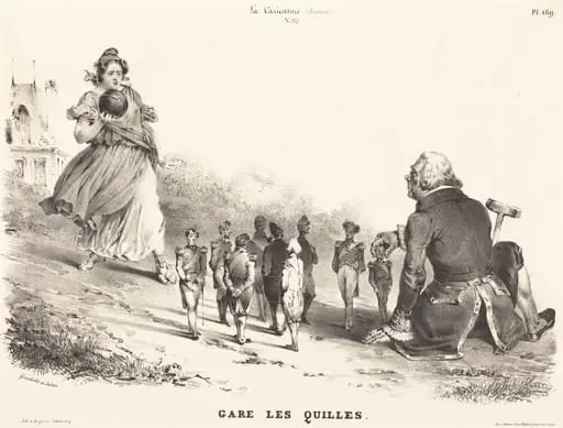 Gare les Quilles, by Aubert