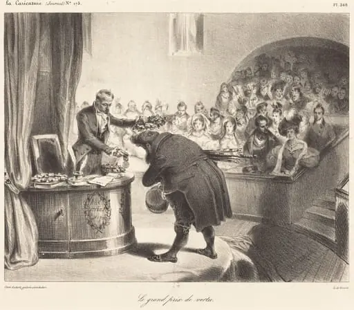 Le Grand Prix de vertu, by Aubert