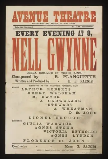 Nell Gwynne, by Aubert's Steam Printing Works