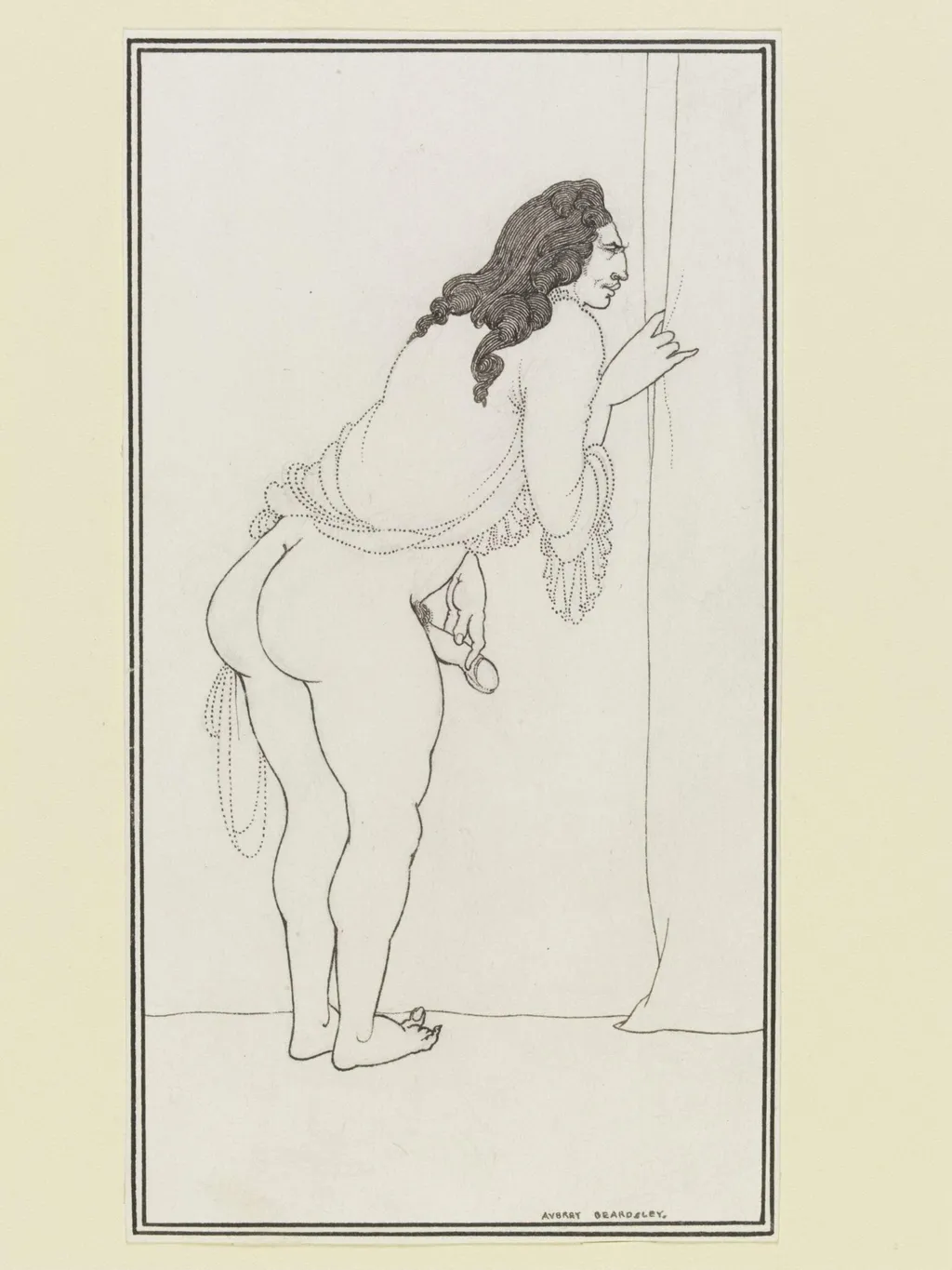 The Impatient Adulterer, by Aubrey Beardsley, 1896
