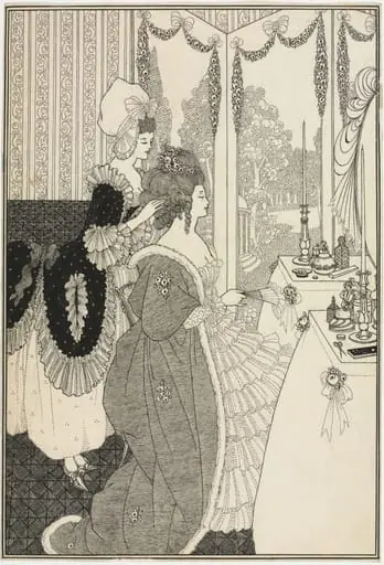The Toilet, from The Rape of the Lock by Alexander Pope, by Aubrey Beardsley