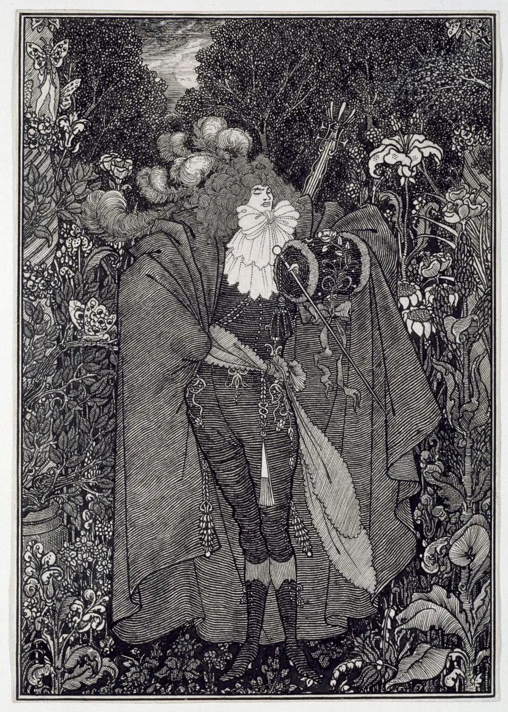 The Abbé, by Aubrey Vincent Beardsley, 1895