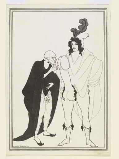 The Examination of the Herald, by Aubrey Vincent Beardsley