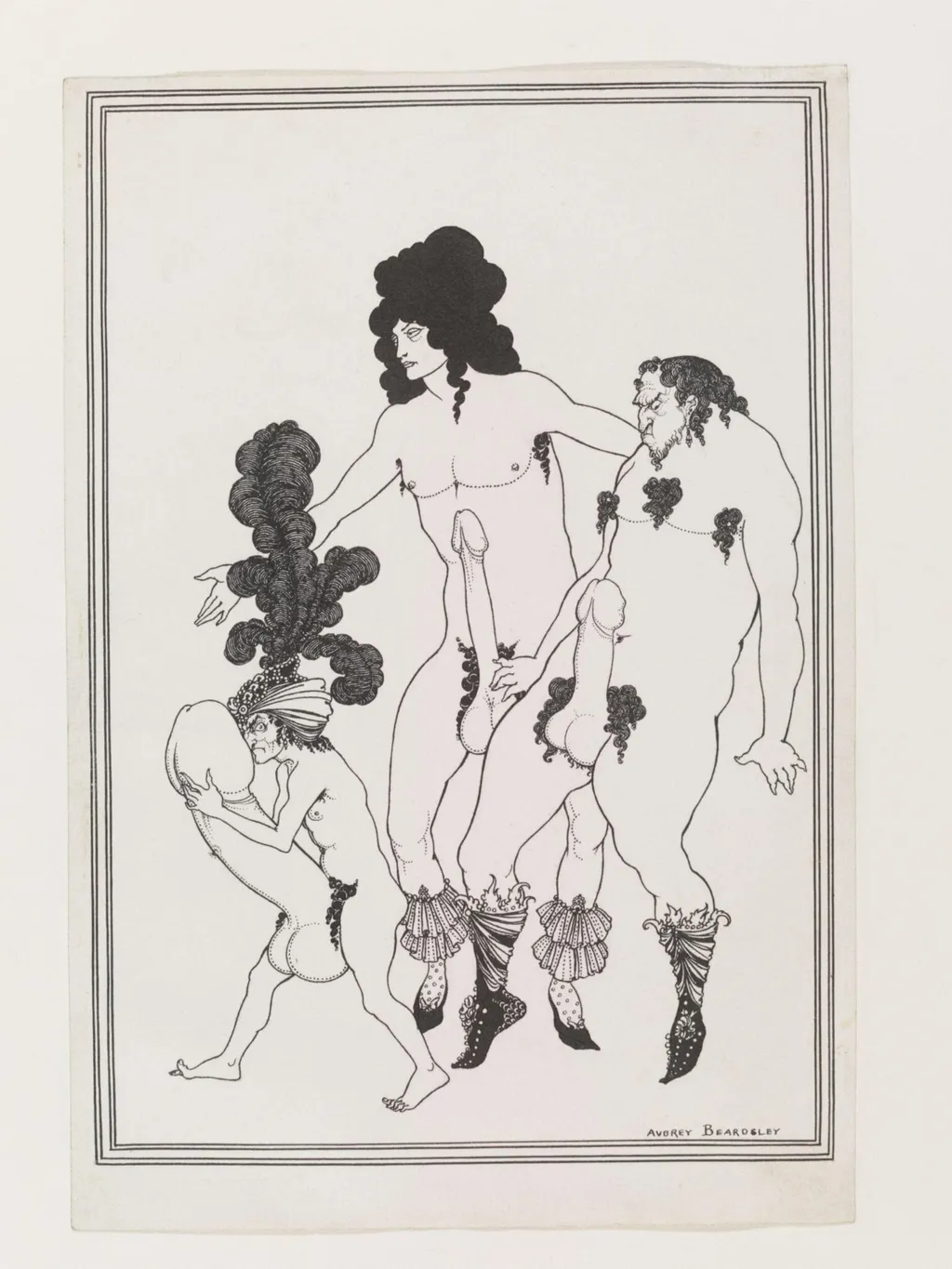 The Lacedaemonian Ambassadors, by Aubrey Vincent Beardsley, 1896