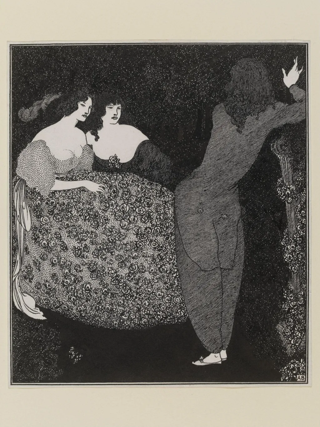 Tristan und Isolde, by Aubrey Vincent Beardsley, 1896