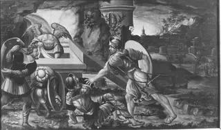 Auferstehung Christi Rückseite: Maria der Verkündigung