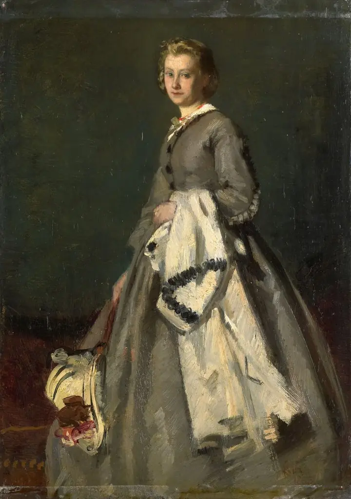 A young Woman, by August Allebé