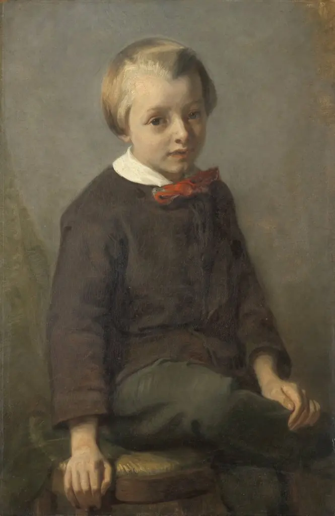 Portrait of a Boy, by August Allebé