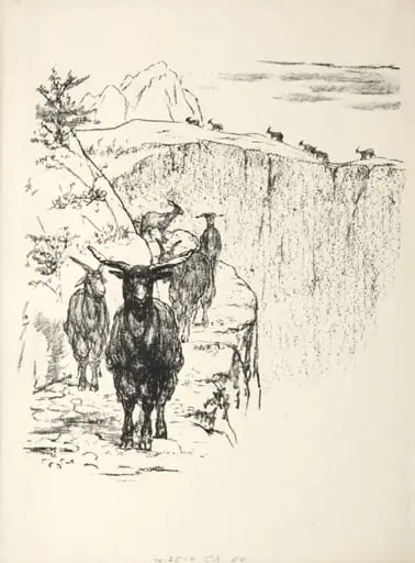 Goats, by August Gaul