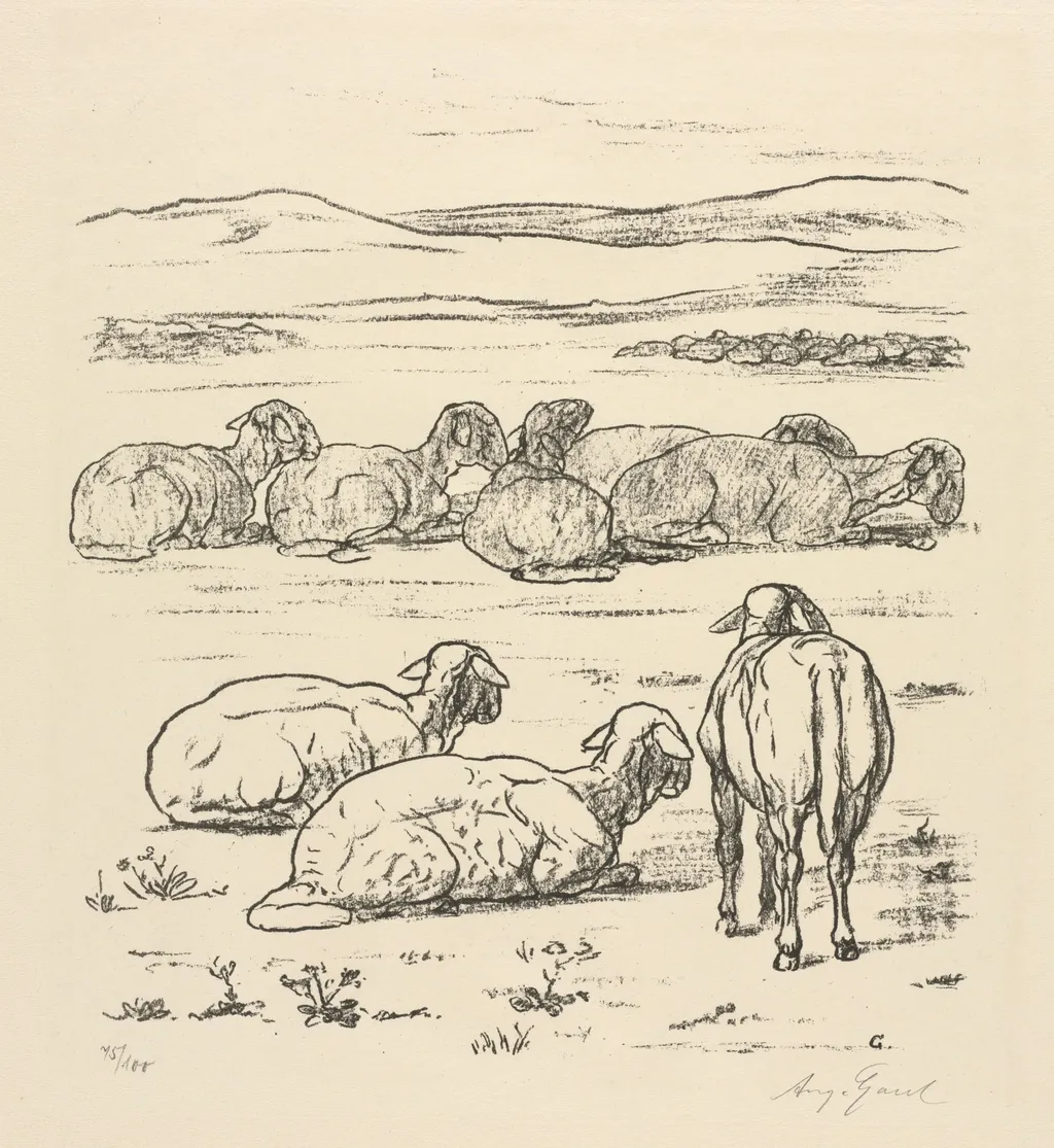 Sheep, by August Gaul, 1905
