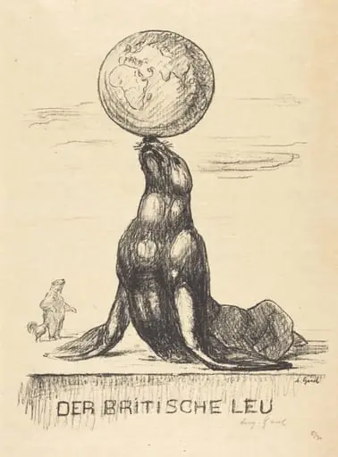 The British Lion, by August Gaul