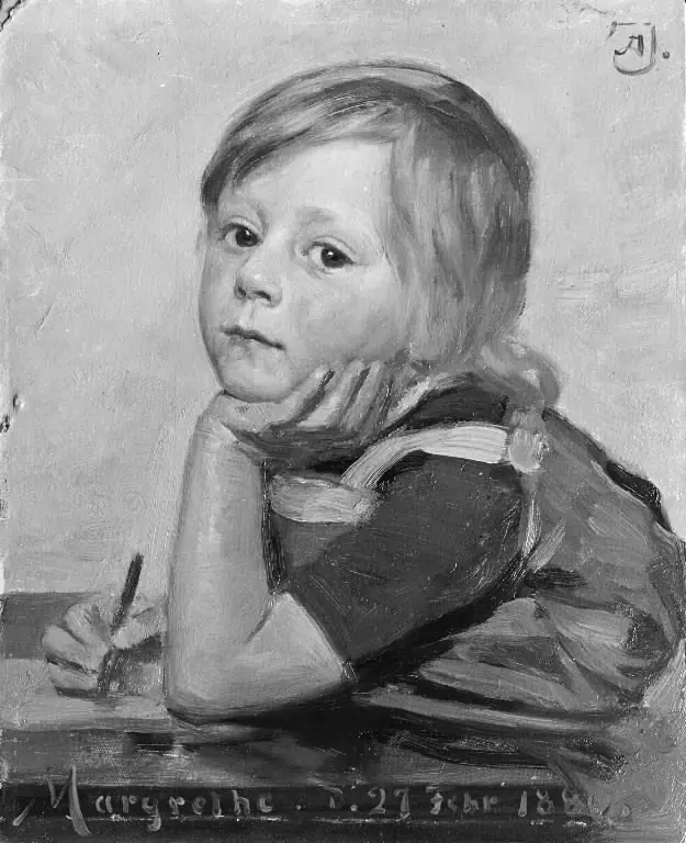 Kunstnerens datter Margrethe, by August Jerndorff
