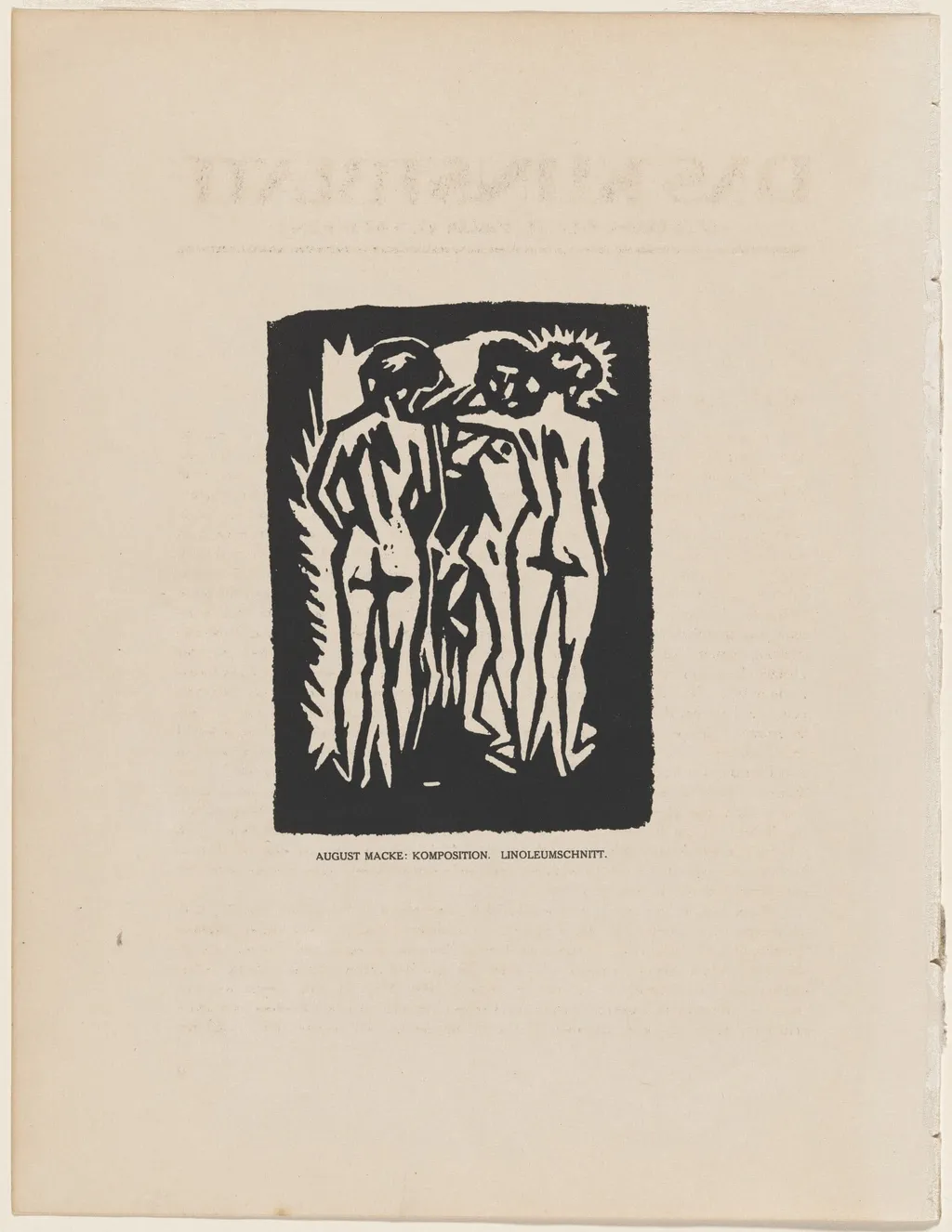 Komposition, by August Macke