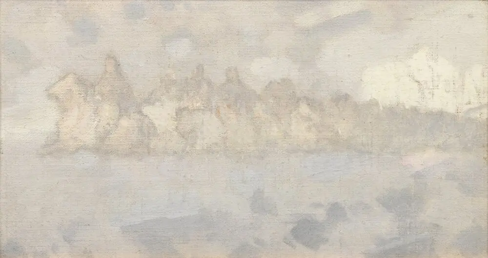 The Ride of the Valkyries. Study for The Battle of Bråvalla, by August Malmström