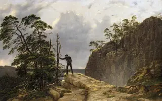 Mountains, by August Matthias Hagen