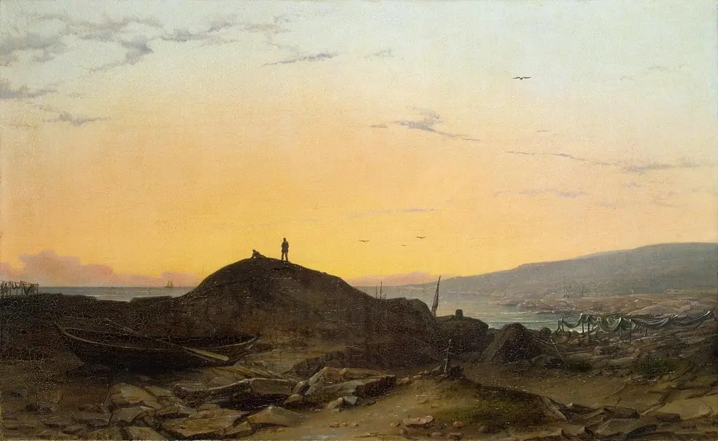 Sea Bay, by August Matthias Hagen