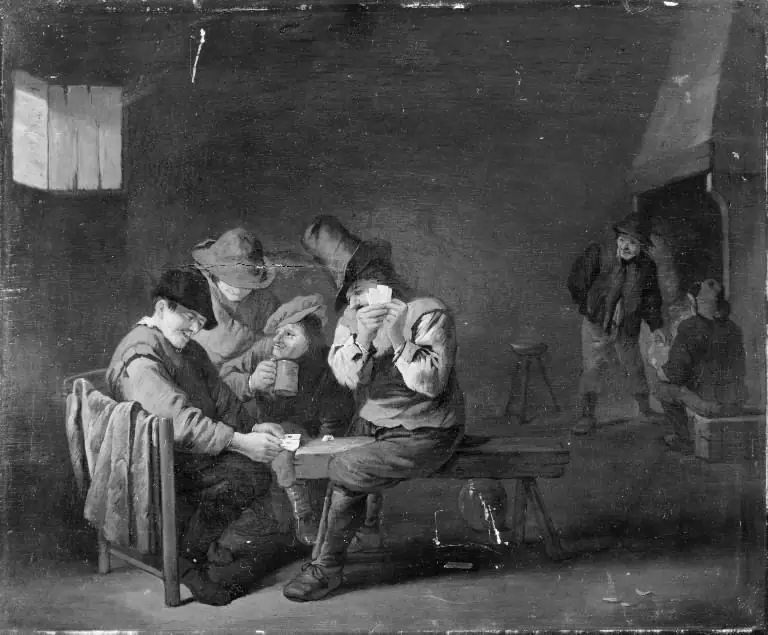 Card Players, by August Querfurt
