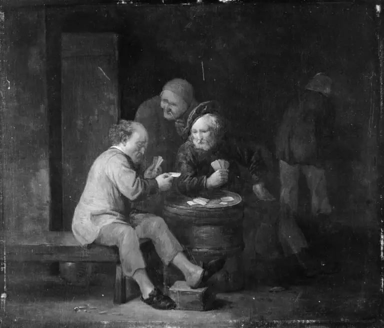 Card Players, by August Querfurt