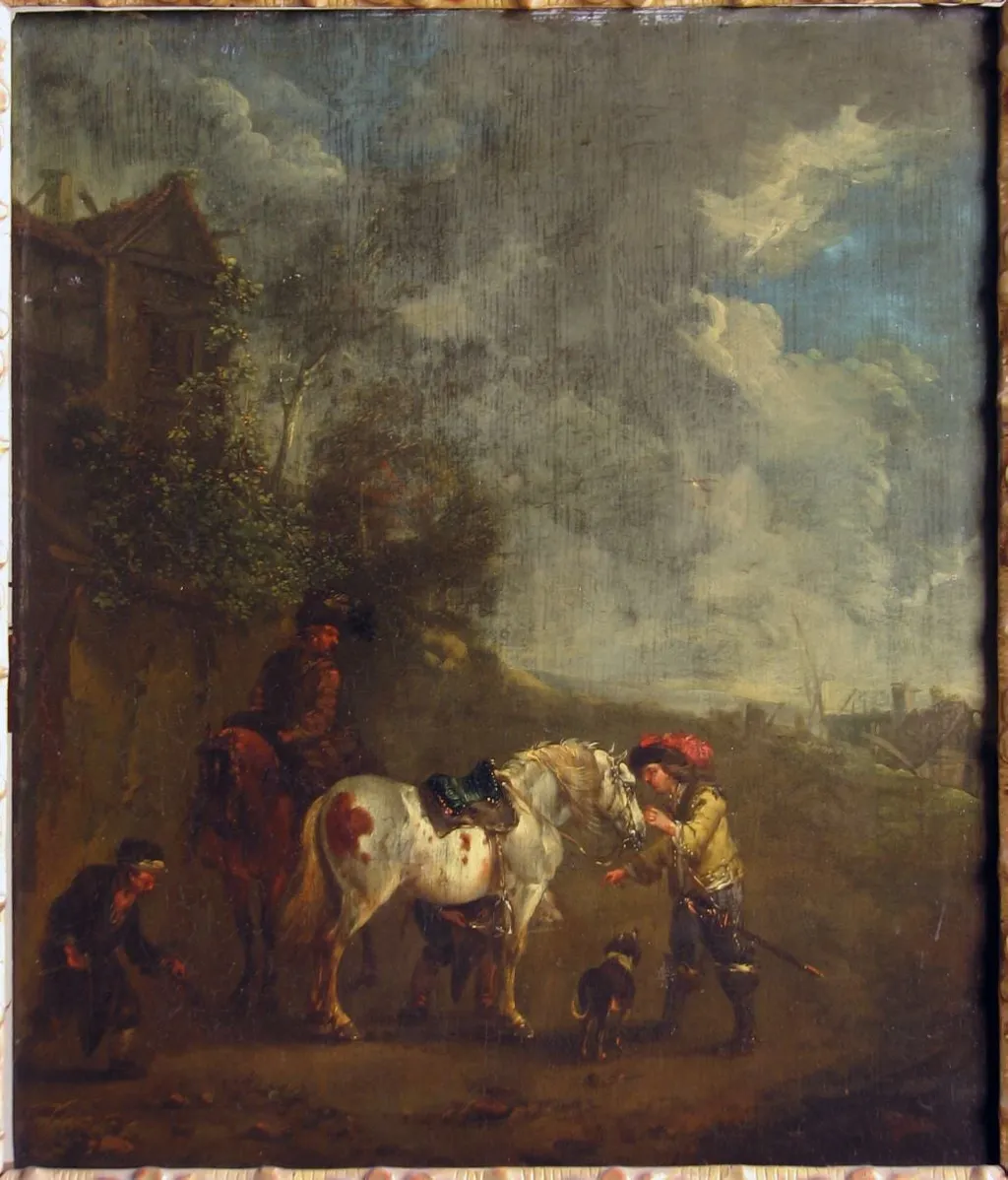 La potcovar, by August Querfurt, unspecified, 1738