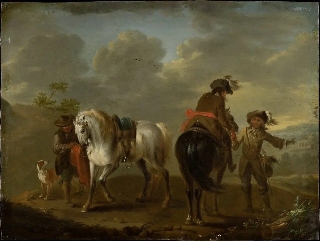 Landscape with Riders
