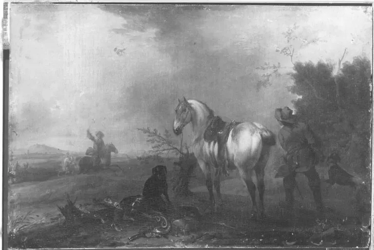 Reiherbeize, by August Querfurt, unspecified, 1728