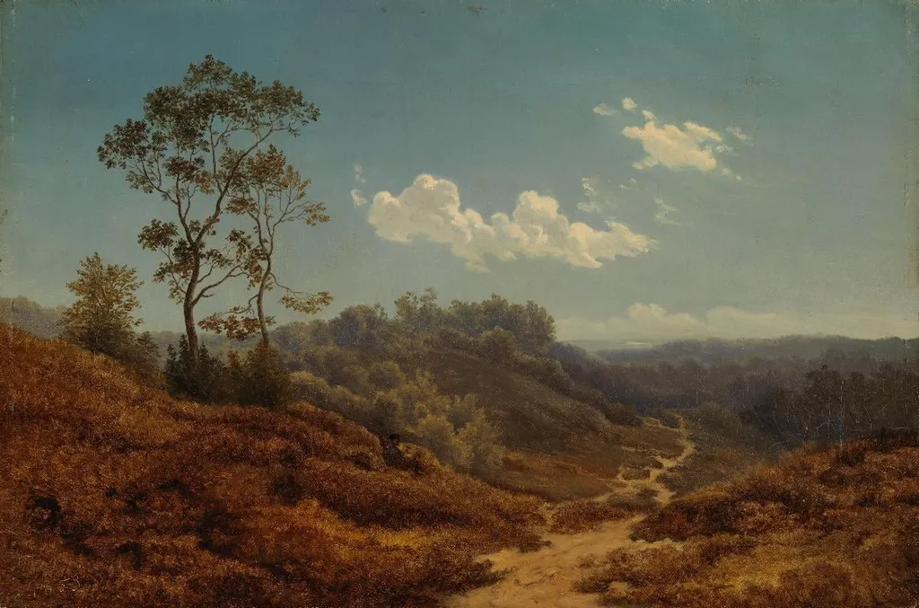 Maisematutkielma, kopio Albert Flammin mukaan, by Augusta Soldan, unspecified