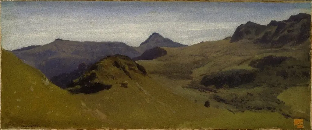 Landscape in Auvergne, by Auguste Bonheur