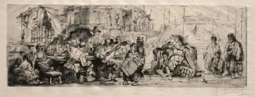 Cirque Ambulant, by Auguste Brouet