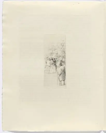 Frédéric Mistral: Mémoires et Recits by Frédéric Mistral: figures on street (page 130), by Auguste Brouet