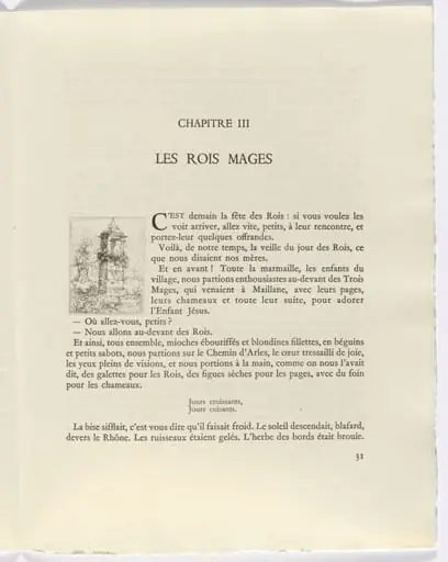 Frédéric Mistral: Mémoires et Recits by Frédéric Mistral: pillar (page 31), by Auguste Brouet