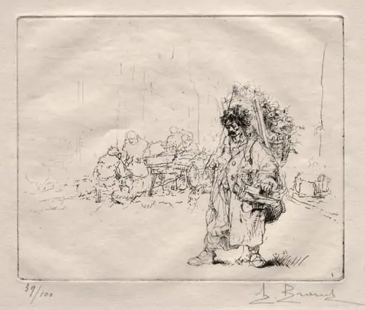 Marchand a la Hotte, by Auguste Brouet