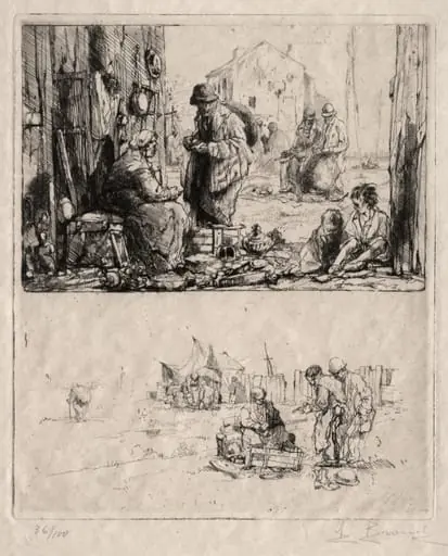 On the Fortifications at Saint-Ouen, by Auguste Brouet